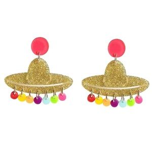 Sombrero Dangle Earrings